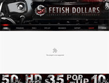 Tablet Screenshot of fetishdollars.net